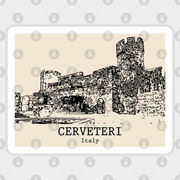 Cerveteri - Italy Magnet by Lakeric